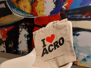 I ❤️ acro tote bag
