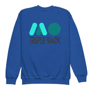 Gymnastics apparel: Back Bold Youth Identity Sweatshirt dark - Royal (SKU:1515959_16824)