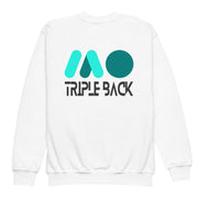 Gymnastics apparel: Back Bold Youth Identity Sweatshirt dark - White (SKU:1515959_16834)