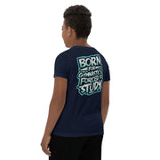 Gymnastics apparel: Born for Gymnastics Tee: Urban Flair for the Studious Athlete - (SKU:)
