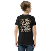 Gymnastics apparel: Born to Train Youth Graffiti Tee - (SKU:)