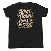 Gymnastics apparel: Born to Train Youth Graffiti Tee - S (SKU:1392773_9430)