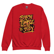 Gymnastics apparel: Born To Tumble - Youth Sweatshirt - Red (SKU:3234051_16819)