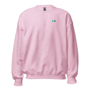 Gymnastics apparel: Crested Emblem Sweatshirt - Light Pink (SKU:6010073_7868)