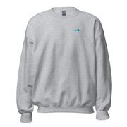 Gymnastics apparel: Crested Emblem Sweatshirt - Sport Grey (SKU:6010073_5514)