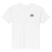 Gymnastics apparel: Dreaming Of Zero Deductions - Youth Tee - White (SKU:9100042_12327)