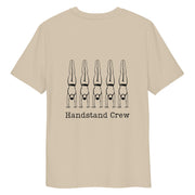 Gymnastics apparel: Eco Handstand Crew Unisex Tee - Desert Dust (SKU:4368022_12429)