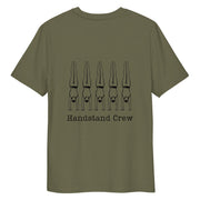 Gymnastics apparel: Eco Handstand Crew Unisex Tee - Khaki (SKU:4368022_17144)