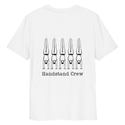 Gymnastics apparel: Eco Handstand Crew Unisex Tee - White (SKU:4368022_11864)