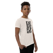 Gymnastics apparel: Flipping Through the Day: Eat, Sleep, Flip, Repeat - (SKU:)