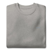 Gymnastics apparel: GMNST Embroidered - Adult Sweatshirt - Carbon Grey (SKU:5025895_11244)