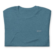 Gymnastics apparel: GMNST Embroidered - Adult Tee - Heather Deep Teal (SKU:5029727_8481)