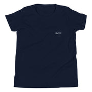 Gymnastics apparel: GMNST Embroidered - Youth Tee - Navy (SKU:6333697_9596)