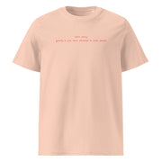 Gymnastics apparel: Gravity Defying Humor Tee - Fraiche Peche (SKU:2661454_17134)