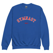 Gymnastics apparel: Gymnast MAG Varsity Sweatshirt Youth - Royal (SKU:6136923_16824)