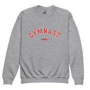 Gymnastics apparel: Gymnast MAG Varsity Sweatshirt Youth - Sport Grey (SKU:6136923_16829)