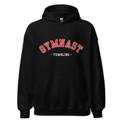 Gymnastics apparel: Gymnast Tumbling Varsity Hoodie - Black (SKU:7462455_5530)