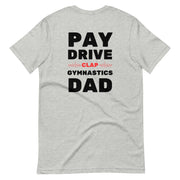 Gymnastics apparel: Gymnastics Dad Spirit Tee - Athletic Heather (SKU:9839613_9561)