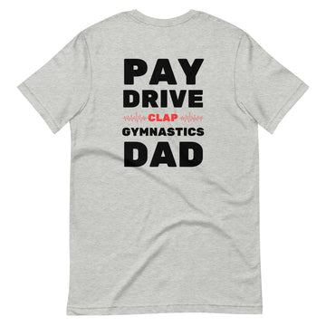 Gymnastics apparel: Gymnastics Dad Spirit Tee - Athletic Heather (SKU:9839613_9561)