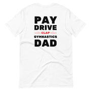 Gymnastics apparel: Gymnastics Dad Spirit Tee - White (SKU:9839613_9526)