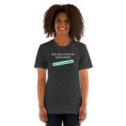 Gymnastics apparel: Gymnastics Humor Tee: Land On Your Feet - (SKU:)