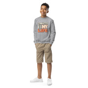 Gymnastics apparel: Gymnastics Is My Life - Youth Sweatshirt - (SKU:)