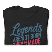 Gymnastics apparel: Hard Work Makes Legends Tee - Black Heather (SKU:2125010_9575)