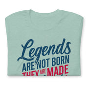 Gymnastics apparel: Hard Work Makes Legends Tee - Heather Prism Dusty Blue (SKU:2125010_9580)