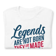 Gymnastics apparel: Hard Work Makes Legends Tee - White (SKU:2125010_9526)