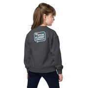 Gymnastics apparel: I Speak Fluent Gymnastics Large Youth Sweatshirt - (SKU:)