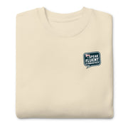 Gymnastics apparel: I Speak Fluent Gymnastics Small Adult Sweatshirt - Bone (SKU:9998266_20357)