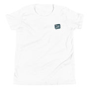 Gymnastics apparel: I Speak Fluent Gymnastics Small Youth Tee - White (SKU:6922380_9426)