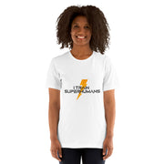 Gymnastics apparel: I Train Superhumans - Adult Tee - (SKU:)