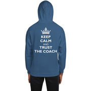 Gymnastics apparel: Keep Calm And Trust The Coach - Adult Hoodie - (SKU:)