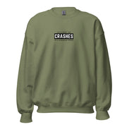 Gymnastics apparel: Minimal Crashes Sweatshirt - Military Green (SKU:3421798_13005)
