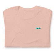 Gymnastics apparel: Minimalist Motion Tee - Heather Prism Peach (SKU:9528836_9577)