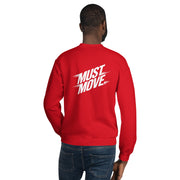 Gymnastics apparel: Must Move Big Back - Adult Sweatshirt - (SKU:)