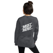 Gymnastics apparel: Must Move Big Back - Adult Sweatshirt - (SKU:)