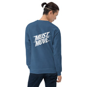 Gymnastics apparel: Must Move Big Back - Adult Sweatshirt - (SKU:)