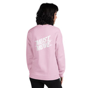 Gymnastics apparel: Must Move Big Back - Adult Sweatshirt - (SKU:)
