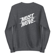 Gymnastics apparel: Must Move Big Back - Adult Sweatshirt - Dark Heather (SKU:3644147_10833)