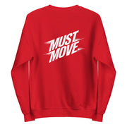 Gymnastics apparel: Must Move Big Back - Adult Sweatshirt - Red (SKU:3644147_5442)