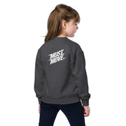 Gymnastics apparel: Must Move Big Back - Youth Sweatshirt - (SKU:)