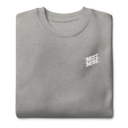 Gymnastics apparel: Must Move Small - Adult Sweatshirt - Carbon Grey (SKU:3188873_11244)