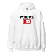Gymnastics apparel: Patience Very Low - Adult Hoodie - White (SKU:2737994_5522)