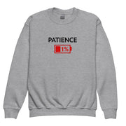 Gymnastics apparel: Patience Very Low - Youth Sweatshirt - Sport Grey (SKU:5823040_16829)