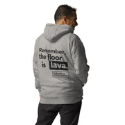 Gymnastics apparel: Remember the Floor is Lava - Hoodie - (SKU:)