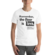 Gymnastics apparel: Stick the Landing - Floor is Lava Tee - (SKU:)