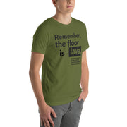 Gymnastics apparel: Stick the Landing - Floor is Lava Tee - (SKU:)
