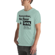 Gymnastics apparel: Stick the Landing - Floor is Lava Tee - (SKU:)